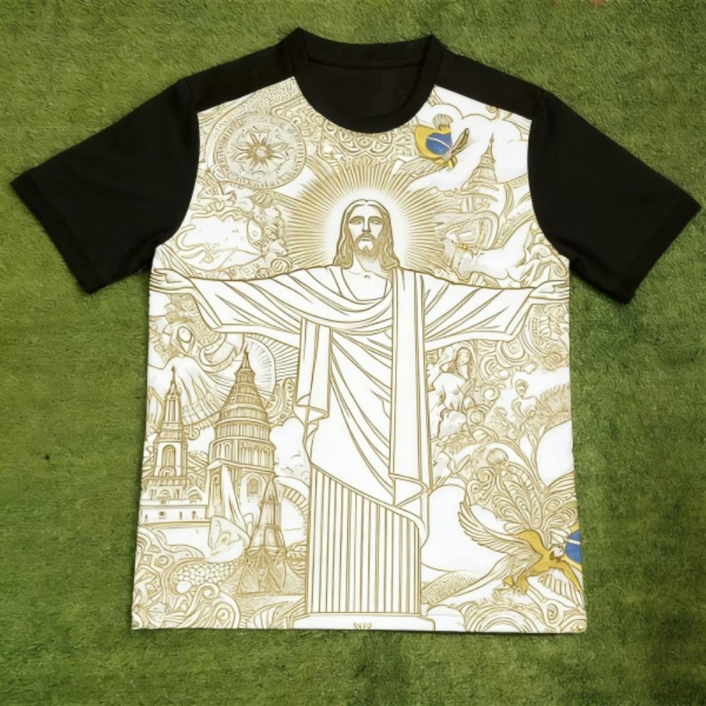Fashion JESUS European Style Printed T-shirt Summer Kids Casual Outdoor Girl and Boy Short Sleeved Tees Top Pullover