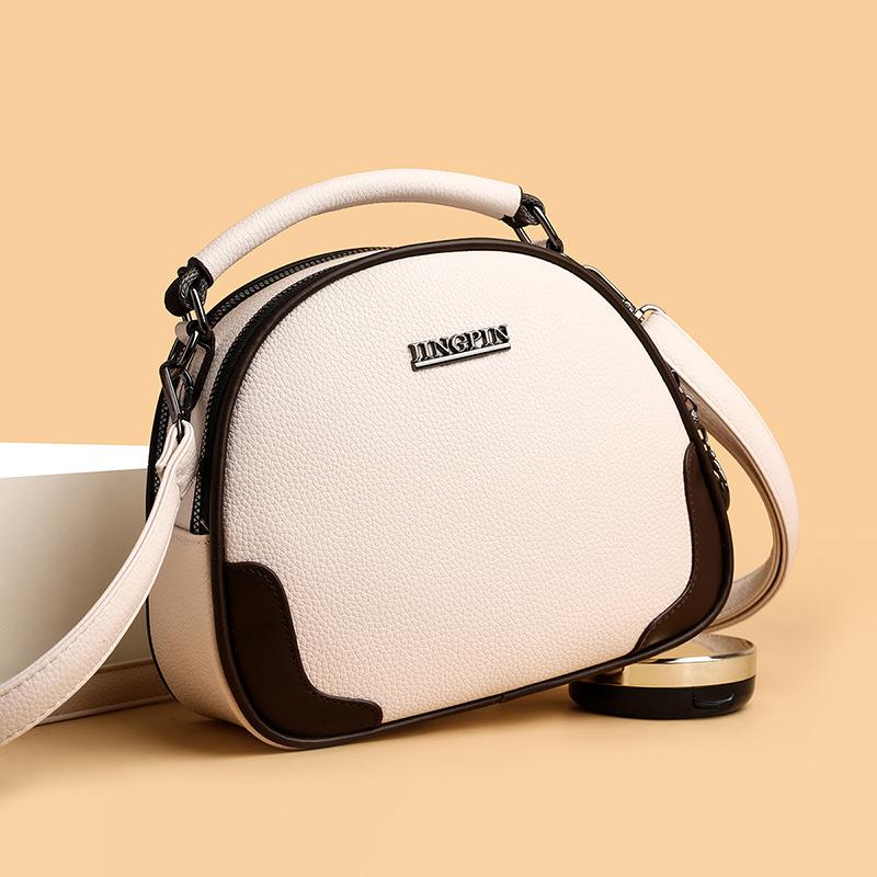 

Модная женская сумка из искусственной кожи, сумка через плечо, сумка-тоут, сумка-ракушка, большая емкость белый