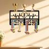 Decorative Wall Display Rack with Hooks for Awards Ribbons and Memorabilia