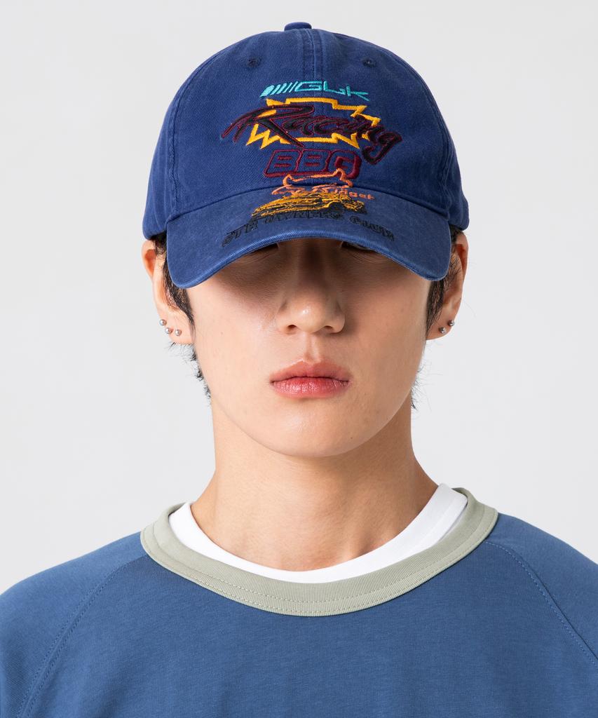 GLACK Gc063 Club Sponsor 6-Panel Ball Cap (Navy)