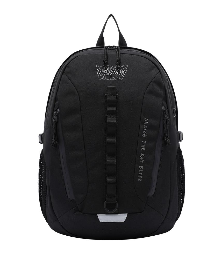 Wacky Willy [26Ss] Kiki Metal Clip Backpack Black