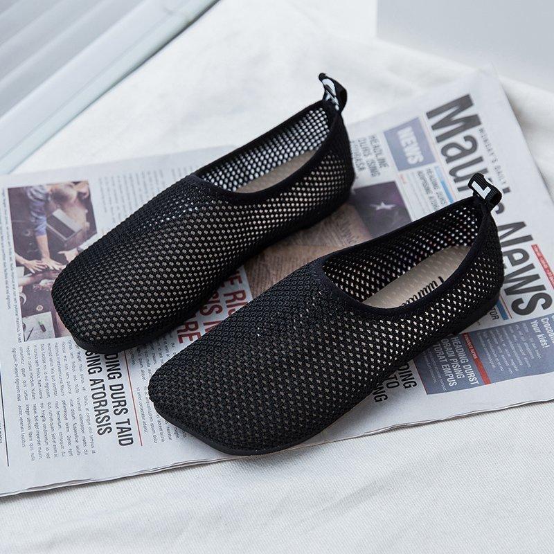 

2025 Дышащая сетка Беременные Туфли на плоской подошве Женские спортивные сандалии Медсестра Ходьба Сабо Летняя обувь для путешествий Большой размер 35-41 Бежевый 41 чёрный