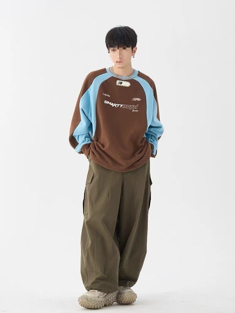 

Свитшот в стиле Гуочао: Трендовый весенне-осенний топ для пар XXL темно-коричневого