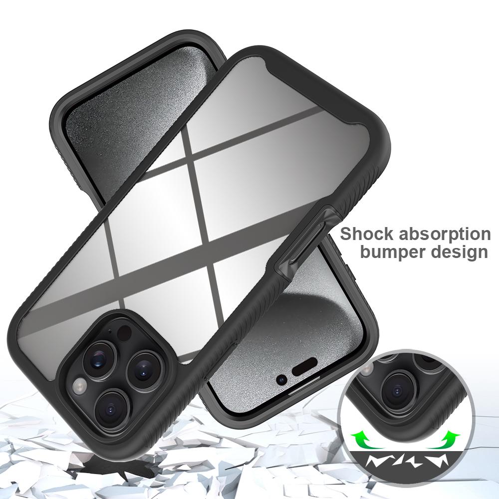 For iPhone 16 Pro Max Case Anti-Drop 2-in-1 PC+TPU Phone Cover
