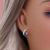Gorgeous Natural Pear Kyanite Ring Earrings Necklace Set 925 Sterling Silver Real Gemstone Fine Jewelry for Women's Banquet Gift