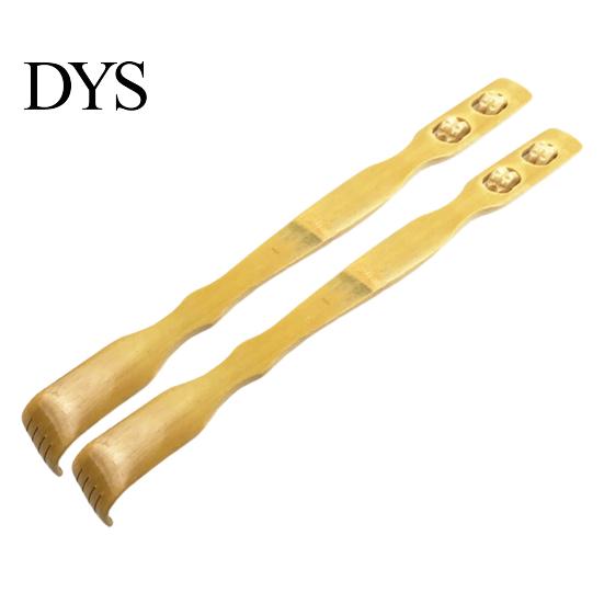 Body Scratcher 2Pcs/Set Back Wear-Resistant Relief Itchy Compact Bamboo Stick Wood Long Backscratcher Relaxation Massager for Adult Healthy