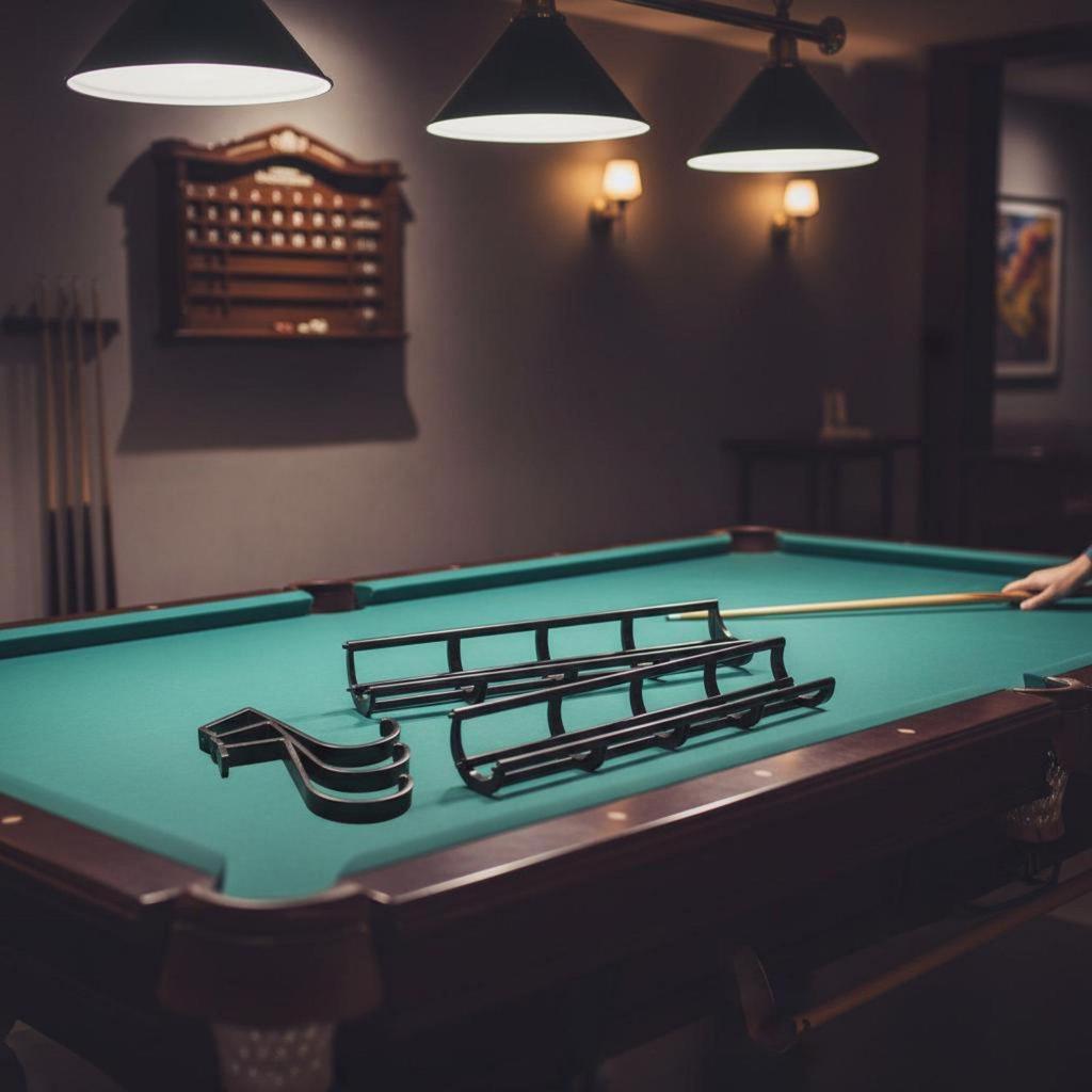 Pool Ball Storage Rack Space-Saving Game Room Accessory Sturdy Material for Bar