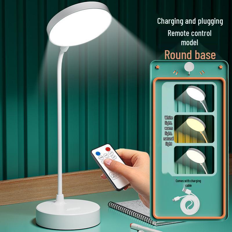Multi-color Eye Protection Clip-on Desk Lamp with Touch Charging and Long Battery Life