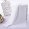 Microfiber Restaurant Thickened Absorbent Lace Solid Color Warp Knitted White 30 * 60 Towel