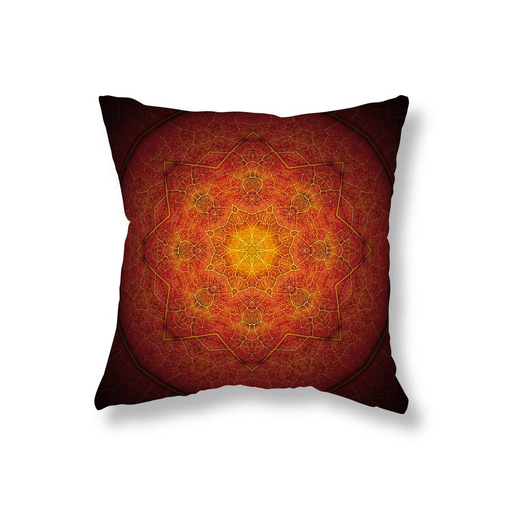 Psychedelic Mandala Print Throw Pillow Cover Sofa Decor Room Bedside Office Game Chair Cushion Cover Home Decor Pillow Cover