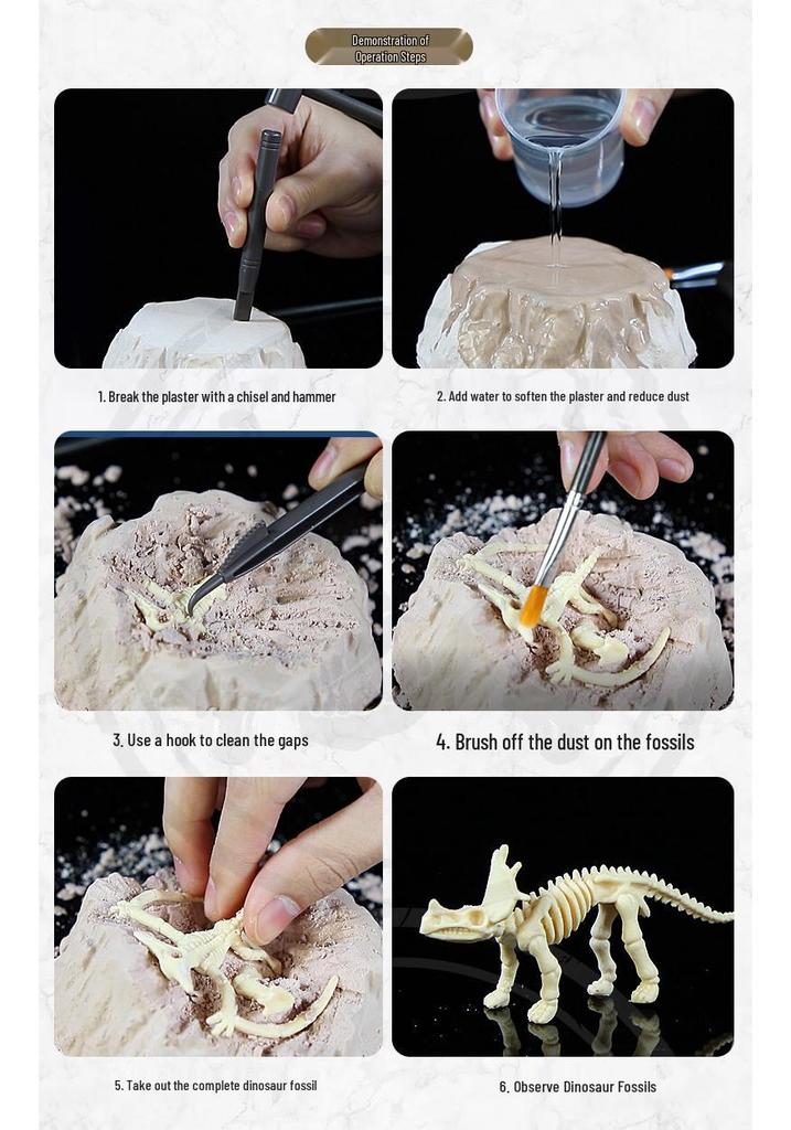 Dinosaur Fossil & Volcano Science Experiment Kit for Kids