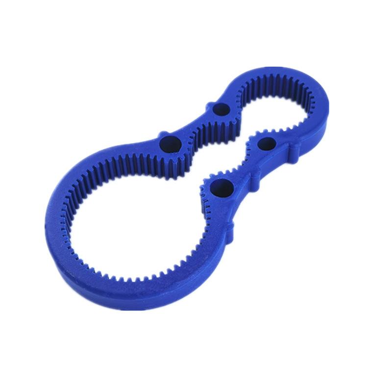 

Creative Rubber Jar Openers Multi-purpose Jar Lids Bottle Cap Grip Twister Opener Tool for Soda Bottles Condiments Canned Goods синий