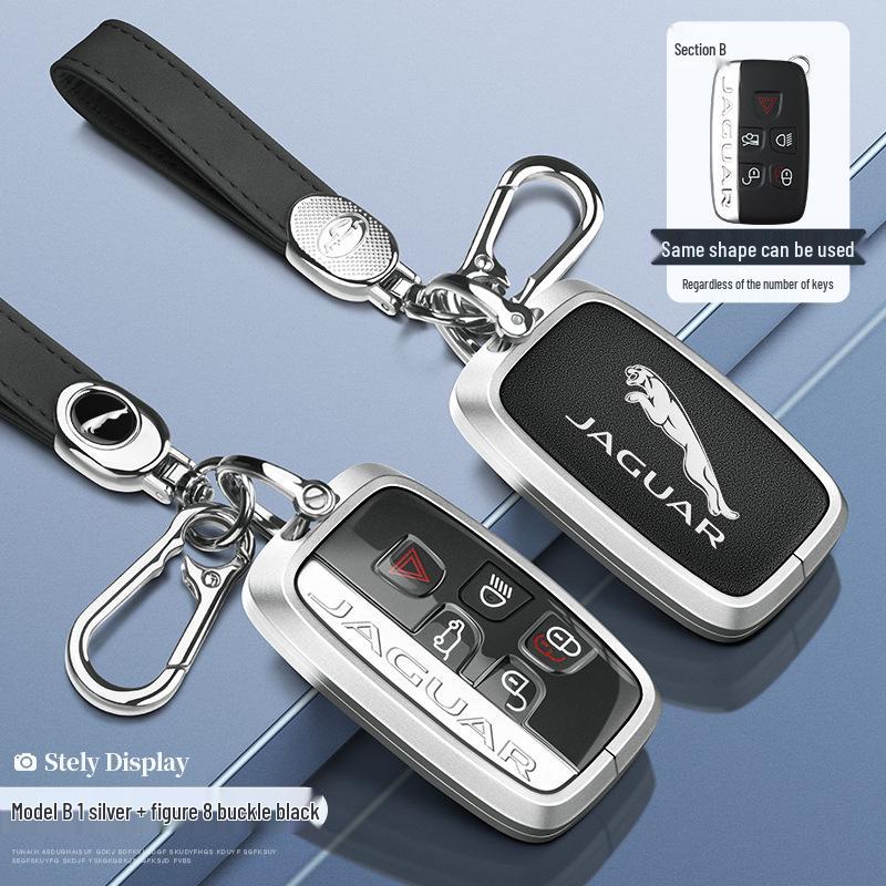 Jaguar Key Cover: Fits XFL, XEL, E-Pace, F-Pace, F-Type, I-Pace, XJ, XE - Women's Protective Car Shell