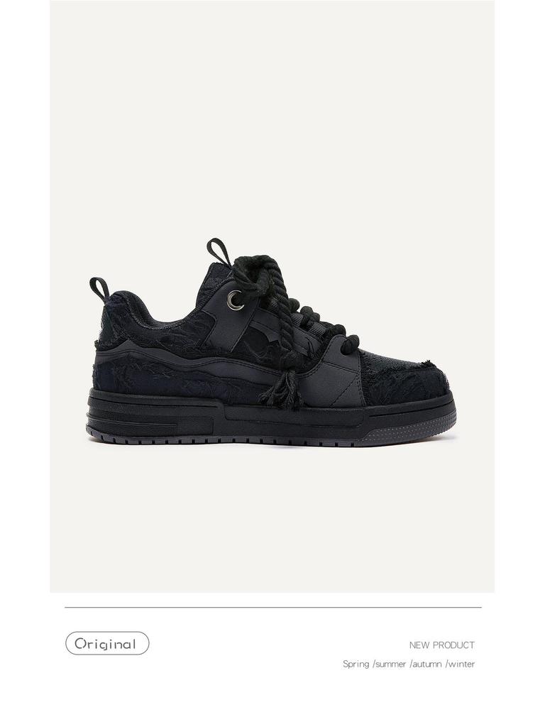 Black Knight Trendy Casual Sneakers - Unisex Style