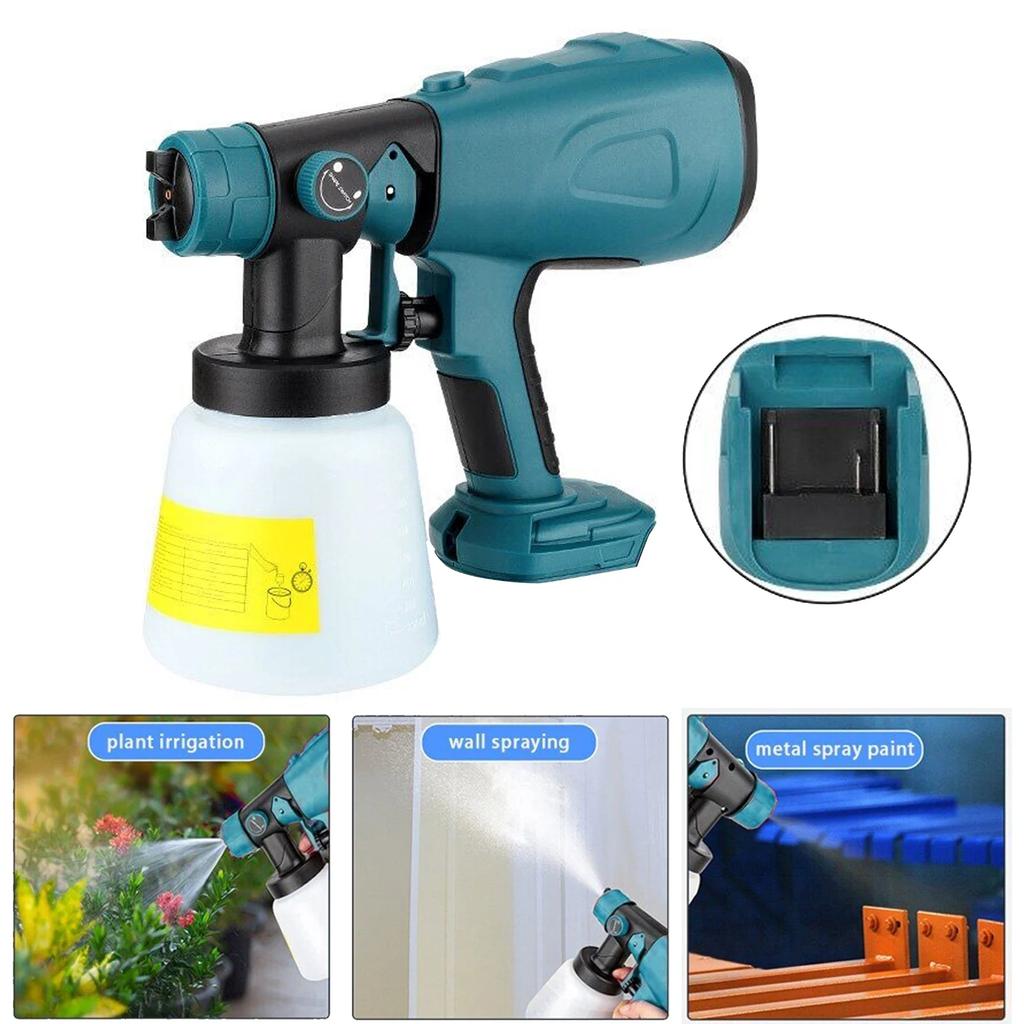 The Spray Gun Is Suitable for 18V Power Tool Lithium Batteries Such As Dr. Makita De Vemil Vogliube