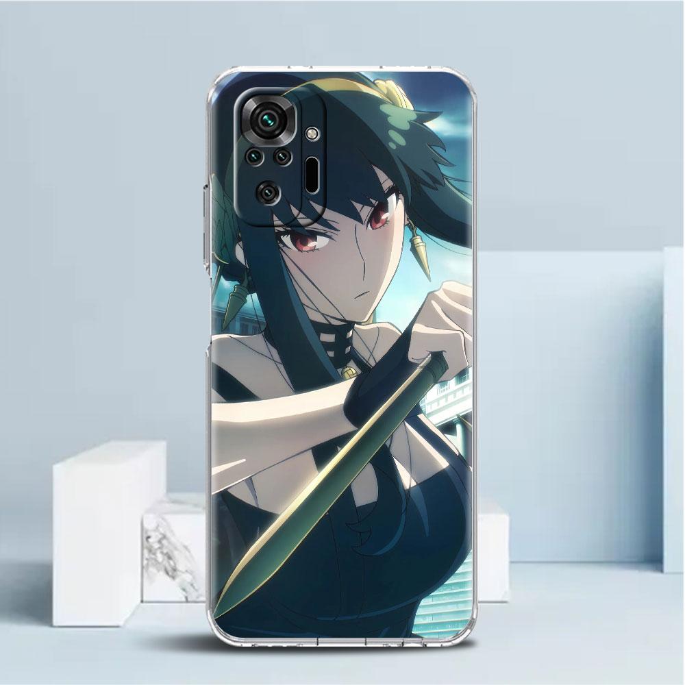 ShockProof Phone Case for Redmi Note 11 11E 10 9 8 Pro 11S 9S 10S K40 9A 9C 8T 7 10C 9t 9s Soft Cover Latest Comics Spy Family