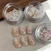 1 Box Year Of The Horse Zircon Nail Art Rhinestone Material Kit Mini Flat-Bottomed Jewelry For Nail Art Crafts
