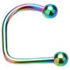 16G Titanium Steel Lip Ring for Men and Women - Stainless Steel Body Piercing Jewelry