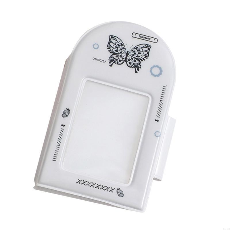 62KD 3 Inch Mini Photo Album Kpop Photo Card Holder Book Hollow Photocard Holder for Collecting Picture with 40-Pockets