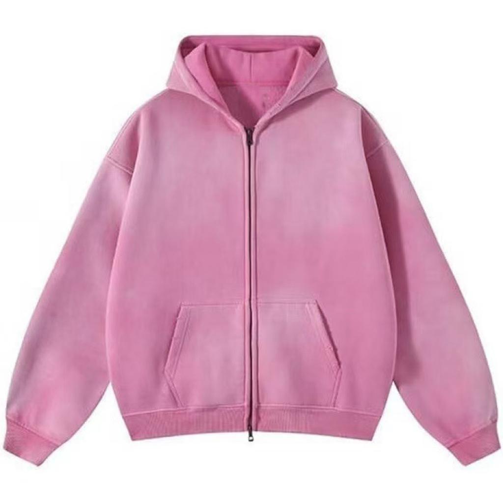 Women's Tie Long Sleeve Zip Up Hoodie Casual Hooded Sweatshirt for Spring Fall