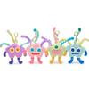 Plush Funny Chenille Sticks Keychain DIY Hair Style Big Mouth Plush Pendant  Earphone Case