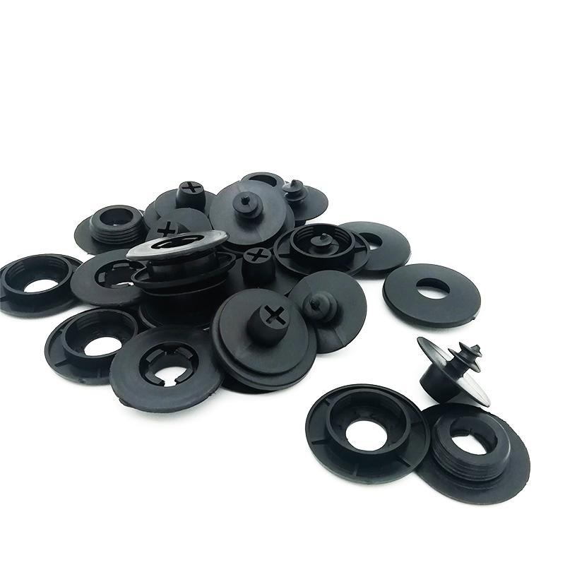 

New 10 Pcs Durable Plastic Car SUV Truck Black Carpet Mat Fastener Anti Skid Clips