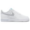 Nike Air Force 1 07 White Laser Blue Men Sneakers Metallic-Silver DR0142-100