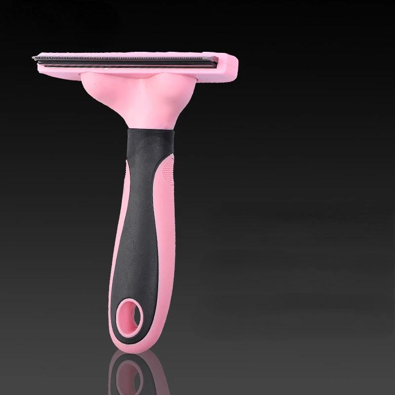 Pet Plasitc Hair Removal Comb For Dog Cat Grooming Slicker Brush Kitten Hair Shedding Tools Puppy Cleaning &amp