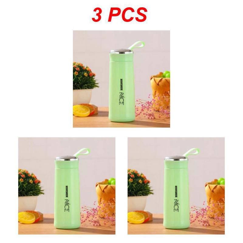 3PCS Gym Sports Cycling Water Cup Leak-proof Kids School Gifts Bpa Free Portable Rope Eco-friendly Drinkware Tea Juice Milk Cups