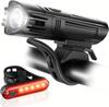 New Waterproof Cross-border Bike Light Set: High-brightness Front/rear Lights for Night RidingCharging, Mountain Bike Compatible