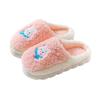 Cotton slippers women's spring and autumn winter home use indoor non-slip home warmth winter plush men's customization