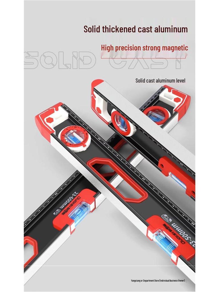 60 High-Precision Strong Magnetic One-Meter Level for Bricklayers