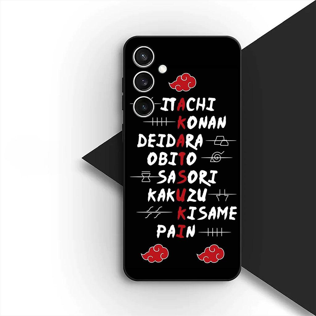 Uchiha Itachi Narutos Sasuke Akatsuki Silicone Phone Cover for Xiaomi Poco C75 C65 C71 C85 X7 X6 M7 F7 F8 Ultra F6 Pro Soft Case