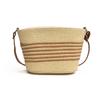 Trendy Summer 2024 Bucket Bag In Beige With Brown Accents Perfect For Everyday Use