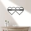 Custom Infinity Heart Metal Sign Personalized Couple Name Wall Decor Engagement Gift Valentine