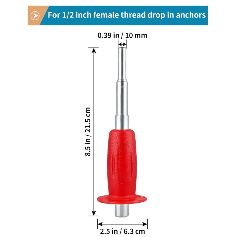 Nonrust Steel 1/4Inch Internal Expansion Punch Tool Manual Mooring Driver For DIY And Professional Fixing Operations