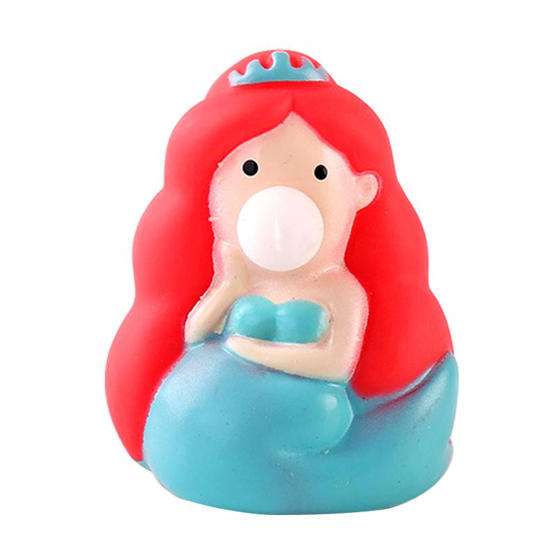 Animal Adorable Anti-Stress Ball Decompression Bubble Mermaid Toys Soft Sticky Squishi Stress Relief Toys Funny Gift J100