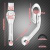 HDBUBALUS Motorcycle Universal 1.3 inches (32 mm) Highway Foot Peg Pedal Long Type for Harley Suzuki Kawasaki BMW
