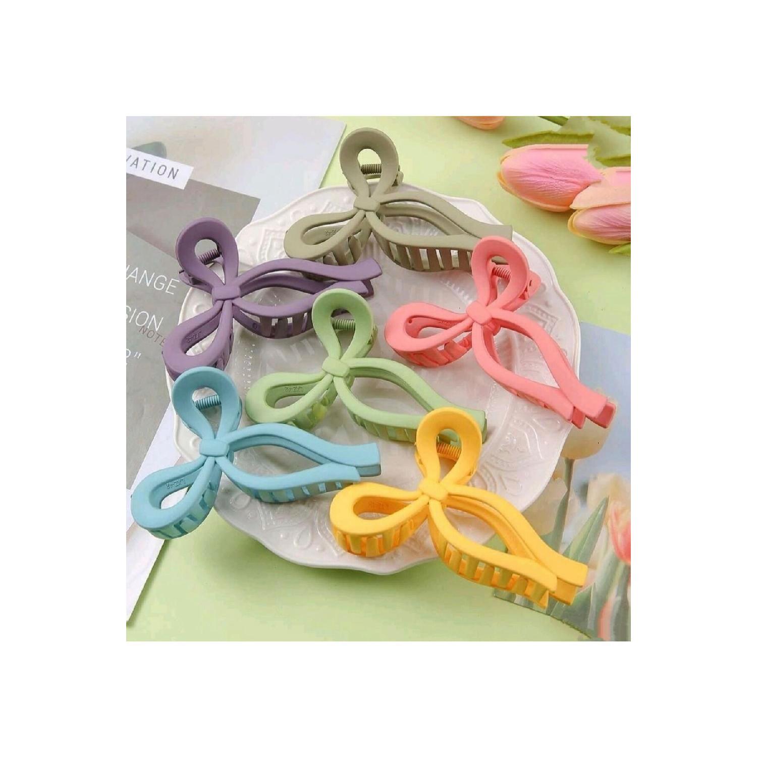 

Women s Pastel Tones 6-piece Bow Buckle Set