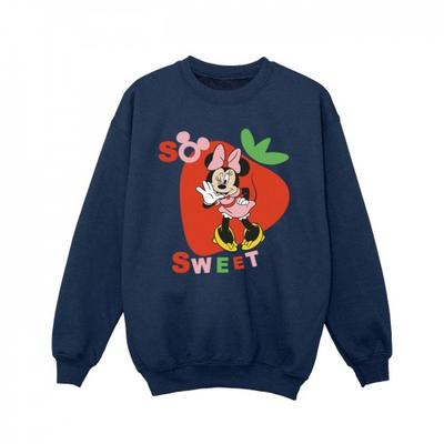 Girls Minnie Mouse So Sweet Strawberry Sweatshirt