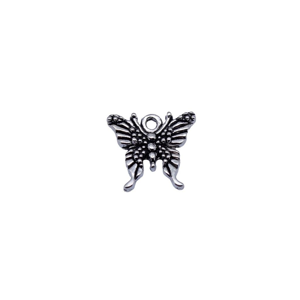 Charms Small Butterfly Pendants Wedding Jewelry Findings ZC114