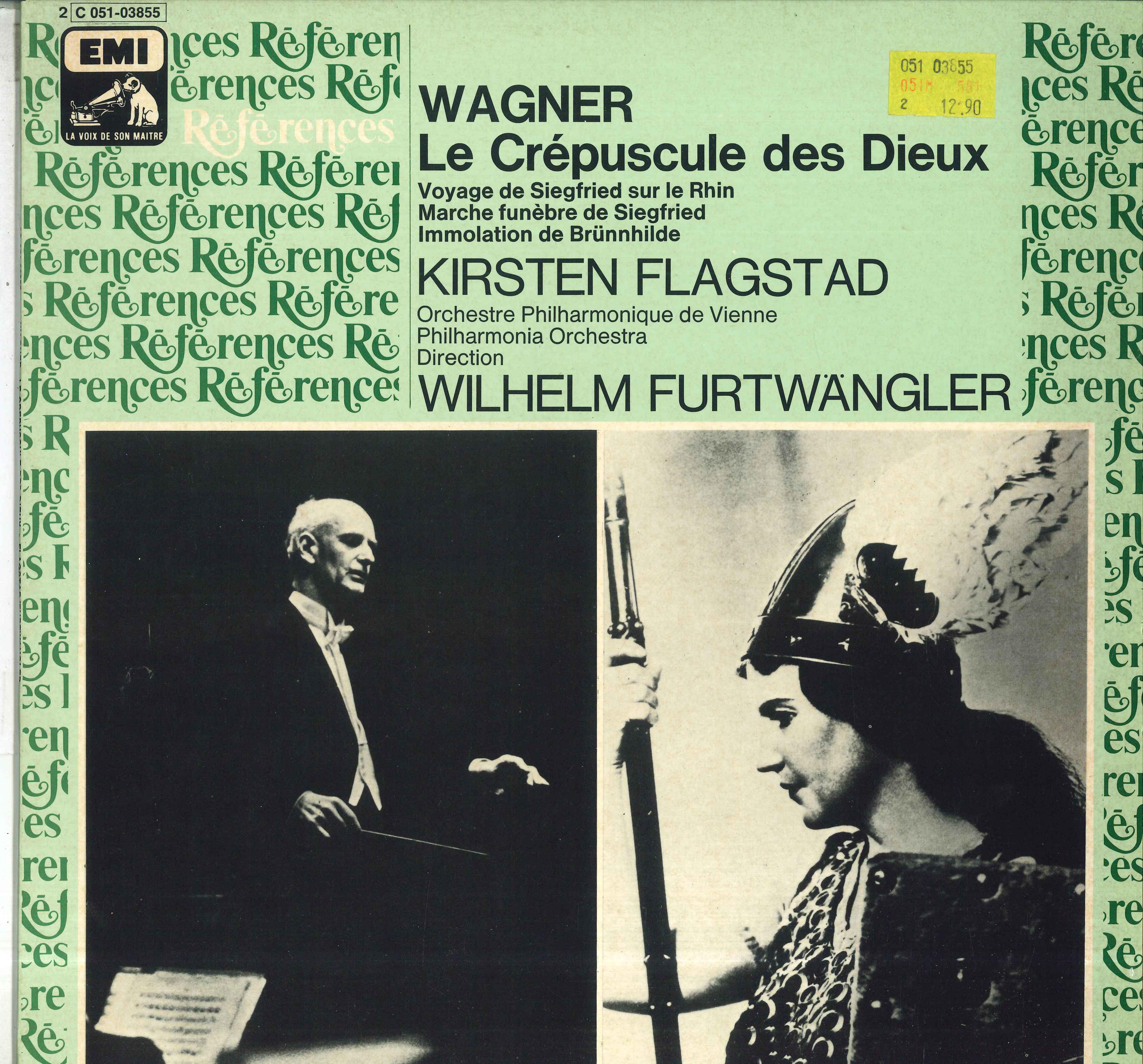 LP Record WILHELM FURTWANGLER WIENER PHILHAR Wagner Le Crepuscule Des Dieux Vo 2C05103855 LA VOIX DE SON 1981 France Classical Used