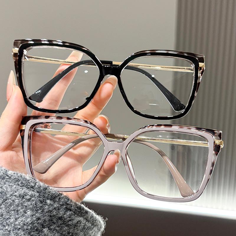Women's Blue Light Blocking Square Glasses Frame - Celebrity Style Photo Accessory