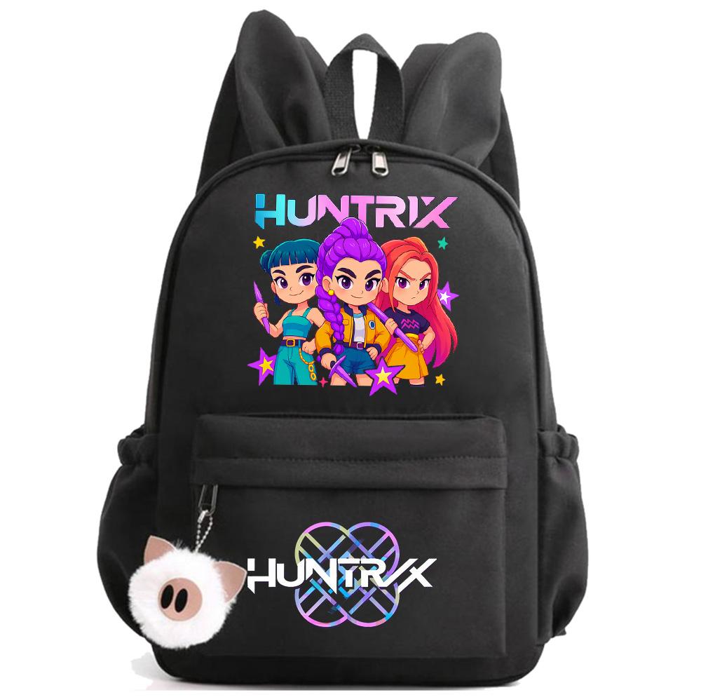 

K-Pop Printed Waterproof Backpack Student Teenager Bookbag for Boy Girl Bookbag Schoolbag Women Large Capacity Travel Bag Kid Gift Mochila