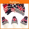 Star Pattern Knit Hat For Winter Warmth And Windproof Protection