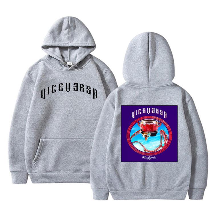 Rauw Alejandro Vice Versa Todo De Ti Album Print Hoodie Men Women Hip Hop Fashion Hooded Sweatshirt Male Vintgae Casual Hoodies