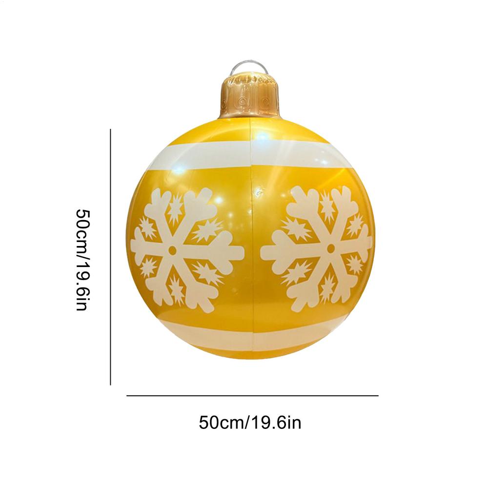 PVC Inflatable Christmas Hanging Ball Ornament 2025 Giant Christmas Decorated Ball Decoration for Holiday Seasons