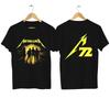 Camiseta de Algodón para Hombre y Mujer Rock Band Metallica Gráficos de Álbum 2026 Nuevo Verano Primavera Mujer Oversize Hiphop Y2k Moda Camiseta