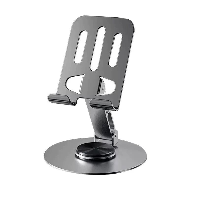 Foldable & Rotatable Metal Phone and Tablet Stand with Custom Logo