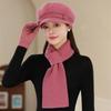 Winter Hats for Women  Knitted Hats for Middle Aged and Elderly Mothers  Plus Fleece Hats for The Elderly  Autumn and Winter Warm Cycling Scarves